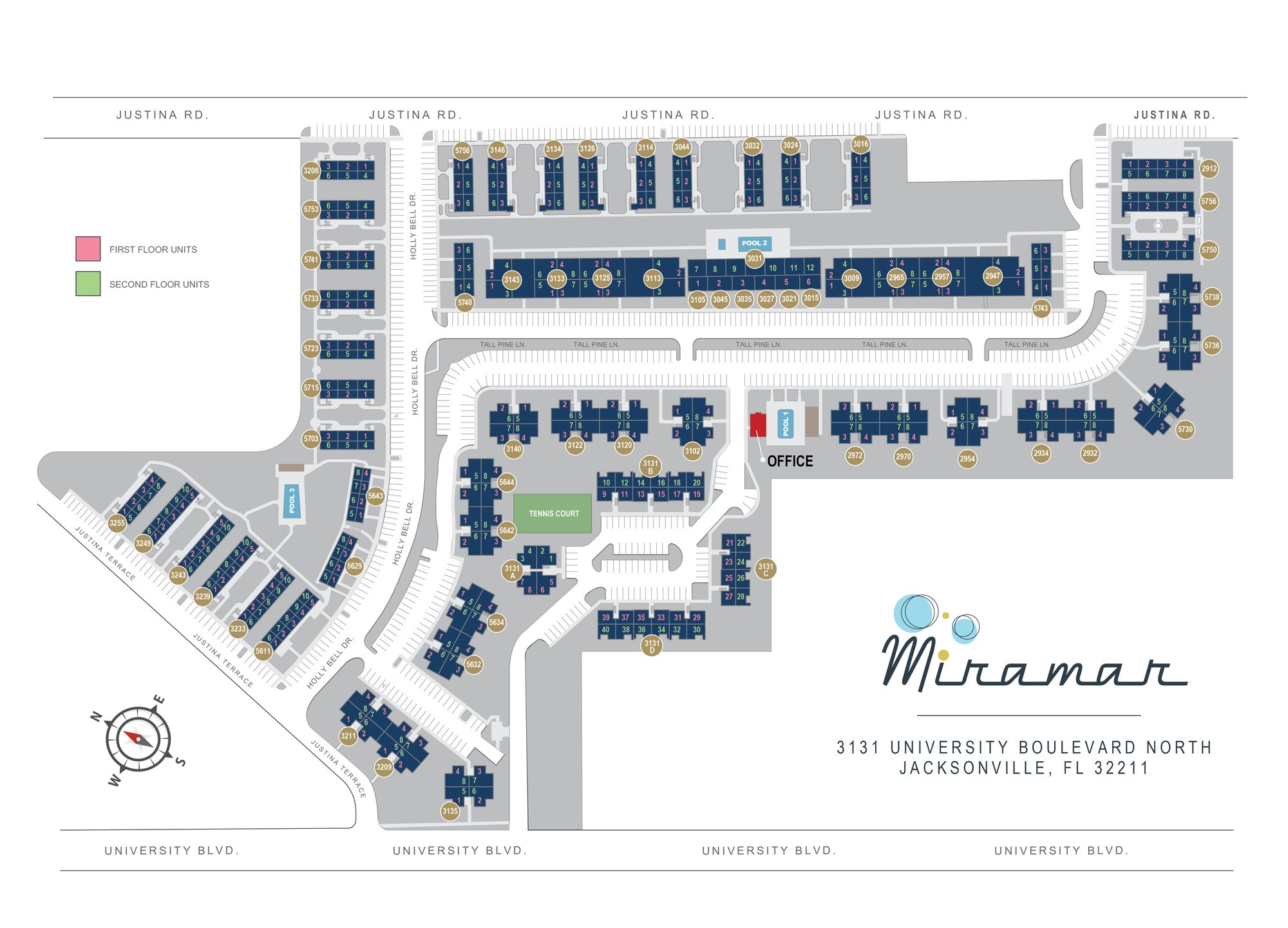 Community site map — Miramar